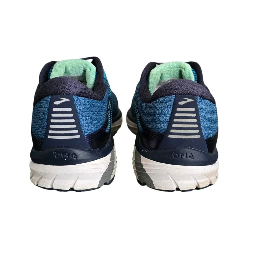Brooks Adrenaline GTS 18 Sneakers Womens Size 9.5 Wide Teal Blue Running Shoes